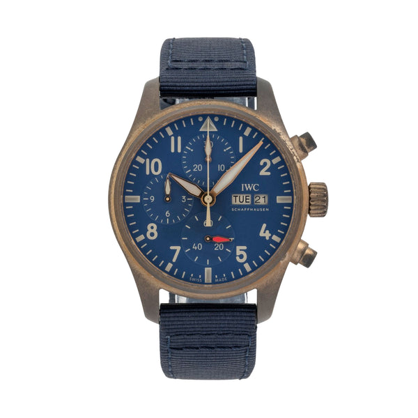 IWC Fliegerchronograph cronografo bronzo automatismo orologio da uomo IW388109 LP: 8900EUR  [2605441]