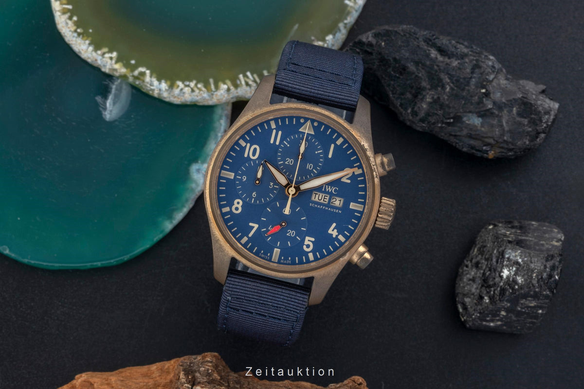 IWC Fliegerchronograph cronografo bronzo automatismo orologio da uomo IW388109 LP: 8900EUR  [2605441]