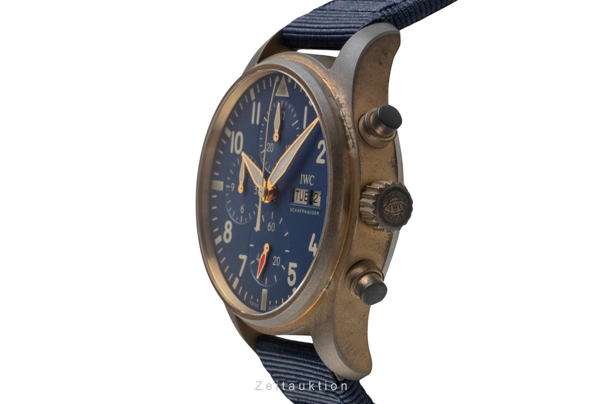 IWC Fliegerchronograph cronografo bronzo automatismo orologio da uomo IW388109 LP: 8900EUR  [2605441]