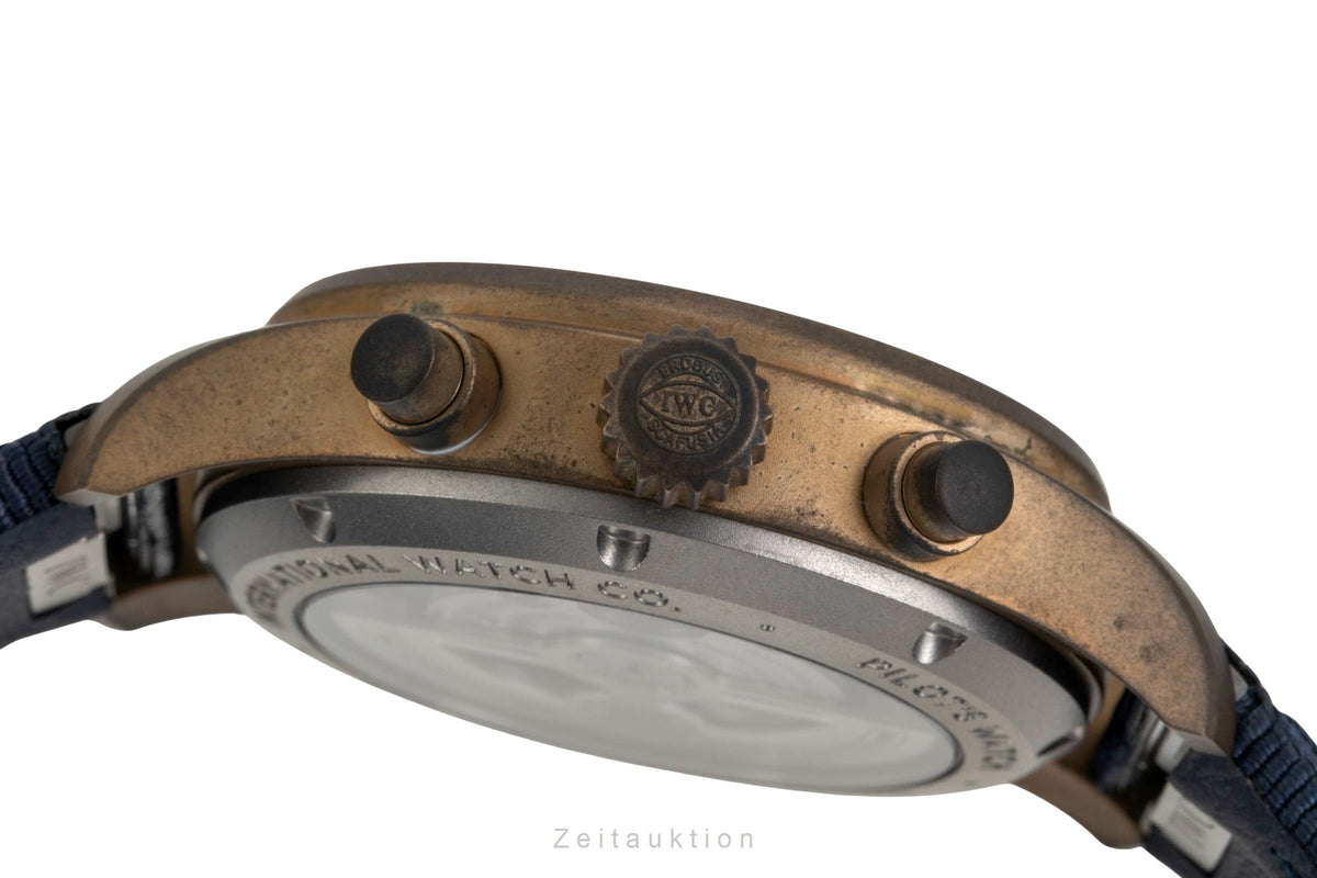 IWC Fliegerchronograph cronografo bronzo automatismo orologio da uomo IW388109 LP: 8900EUR  [2605441]