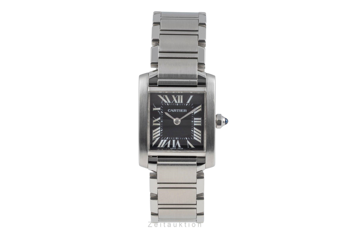 Cartier Tank Francaise steel quartz women's watch W51026Q3  [2605450]