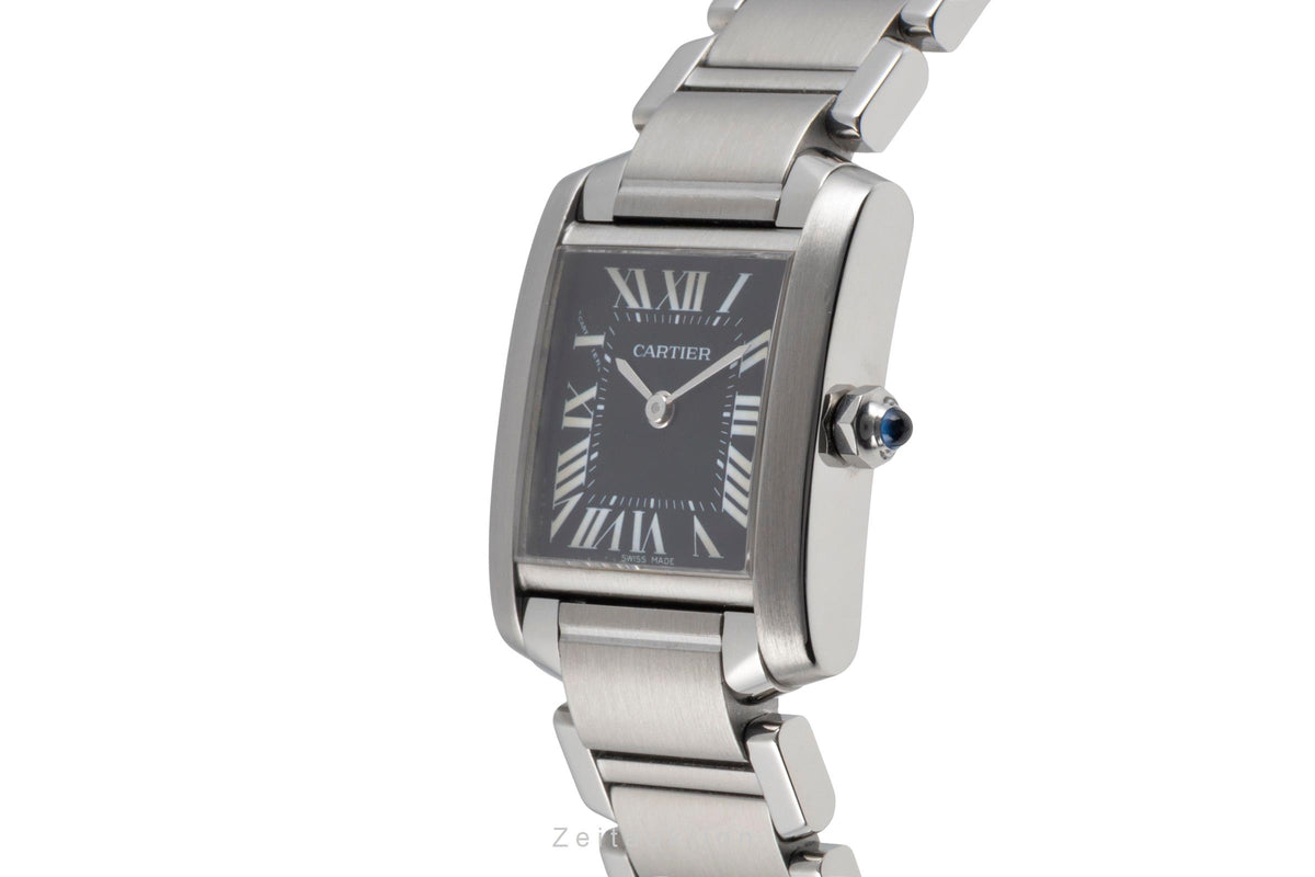 Cartier Tank Francaise steel quartz women's watch W51026Q3  [2605450]
