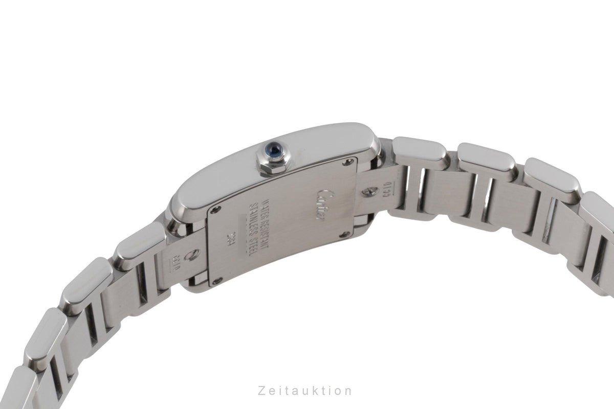 Cartier Tank Francaise steel quartz women's watch W51026Q3  [2605450]