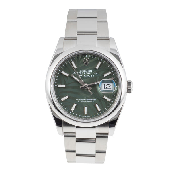 Rolex Datejust acciaio automatismo orologio da uomo 126200-0020  [2605455]