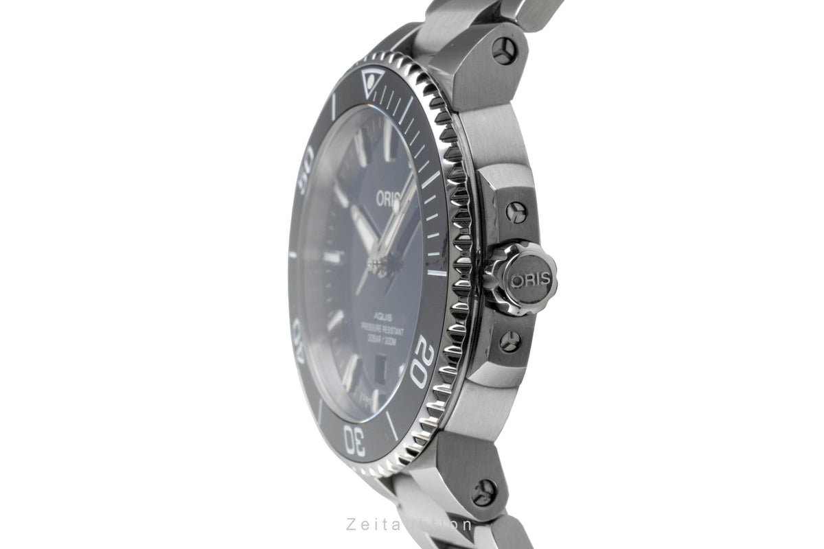 Oris Aquis Date steel automatic men's watch 01 733 7766 4135  [2605456]