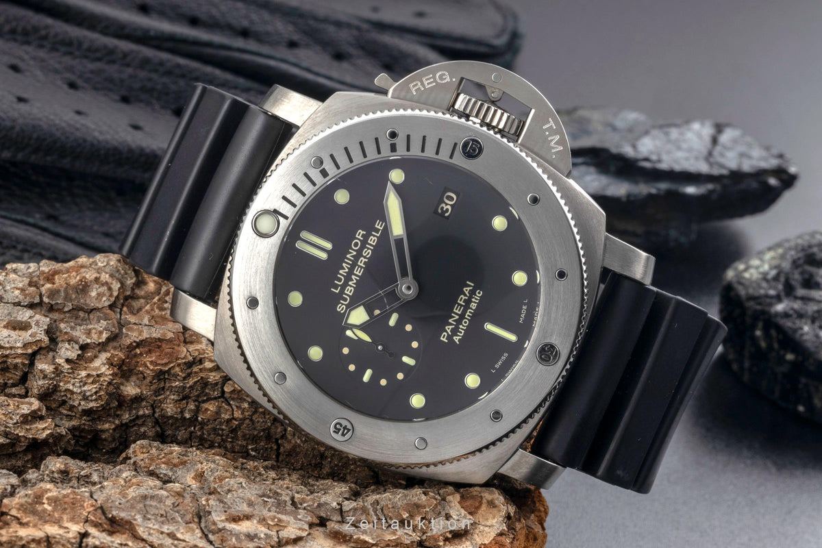 Panerai Submersible titanio automático reloj para caballeros PAM00305 LP: 10900EUR  [2605459]