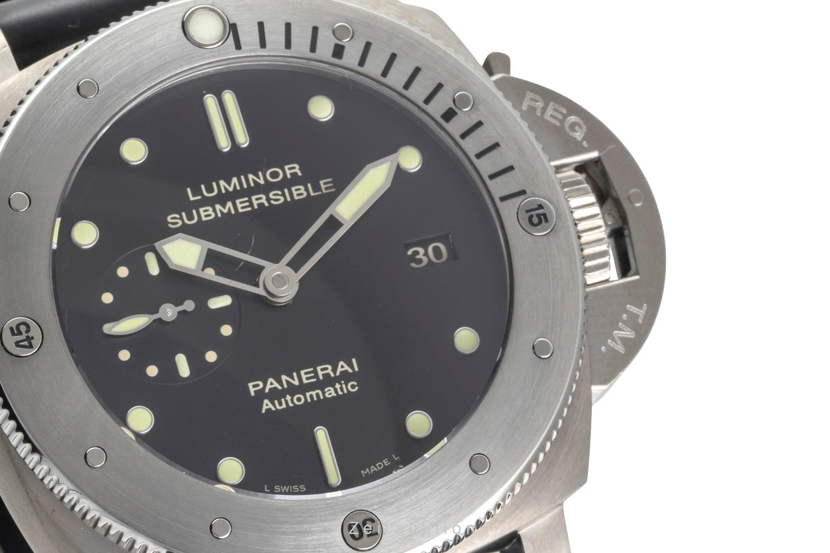 Panerai Submersible titanio automático reloj para caballeros PAM00305 LP: 10900EUR  [2605459]