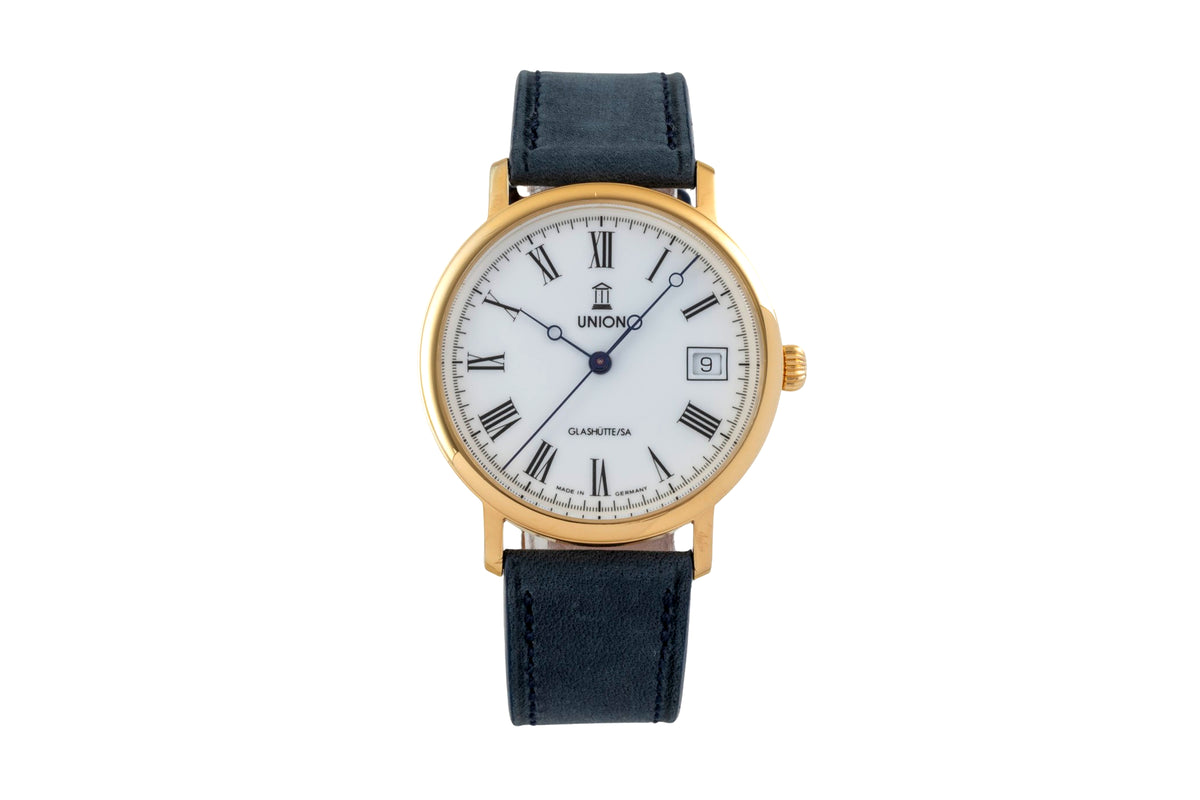 Union Glashütte Klassik ottone dorato automatismo orologio da uomo  [2605464]