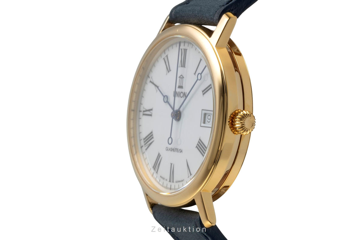 Union Glashütte Klassik gilt-brass automatic men's watch  [2605464]