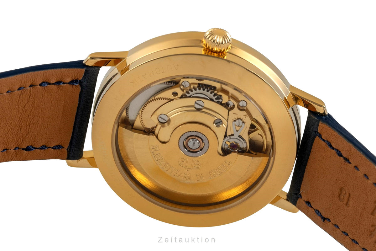 Union Glashütte Klassik gilt-brass automatic men's watch  [2605464]
