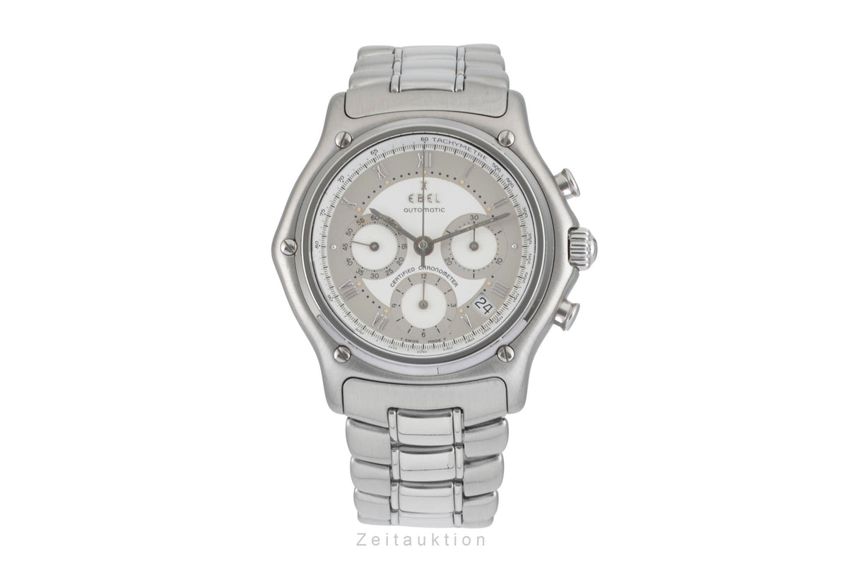 Ebel Le Modulor chronograph steel automatic men's watch 9137240  [2605467]