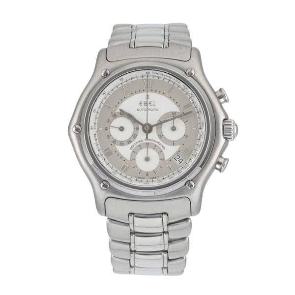 Ebel Le Modulor chronograph steel automatic men's watch 9137240  [2605467]