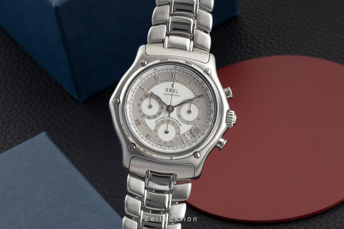 Ebel Le Modulor chronograph steel automatic men's watch 9137240  [2605467]