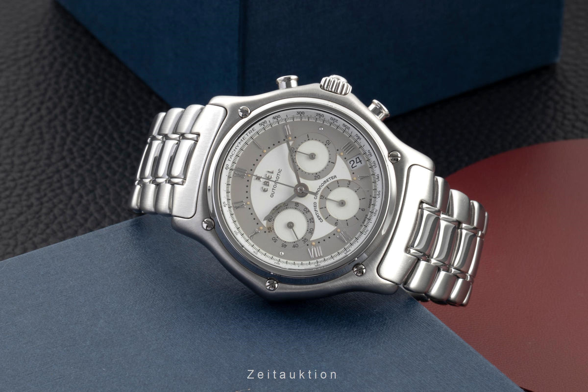 Ebel Le Modulor chronograph steel automatic men's watch 9137240  [2605467]