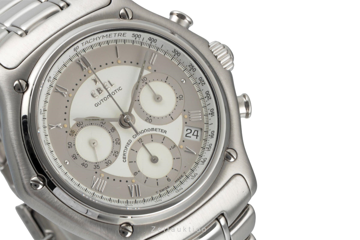 Ebel Le Modulor chronograph steel automatic men's watch 9137240  [2605467]