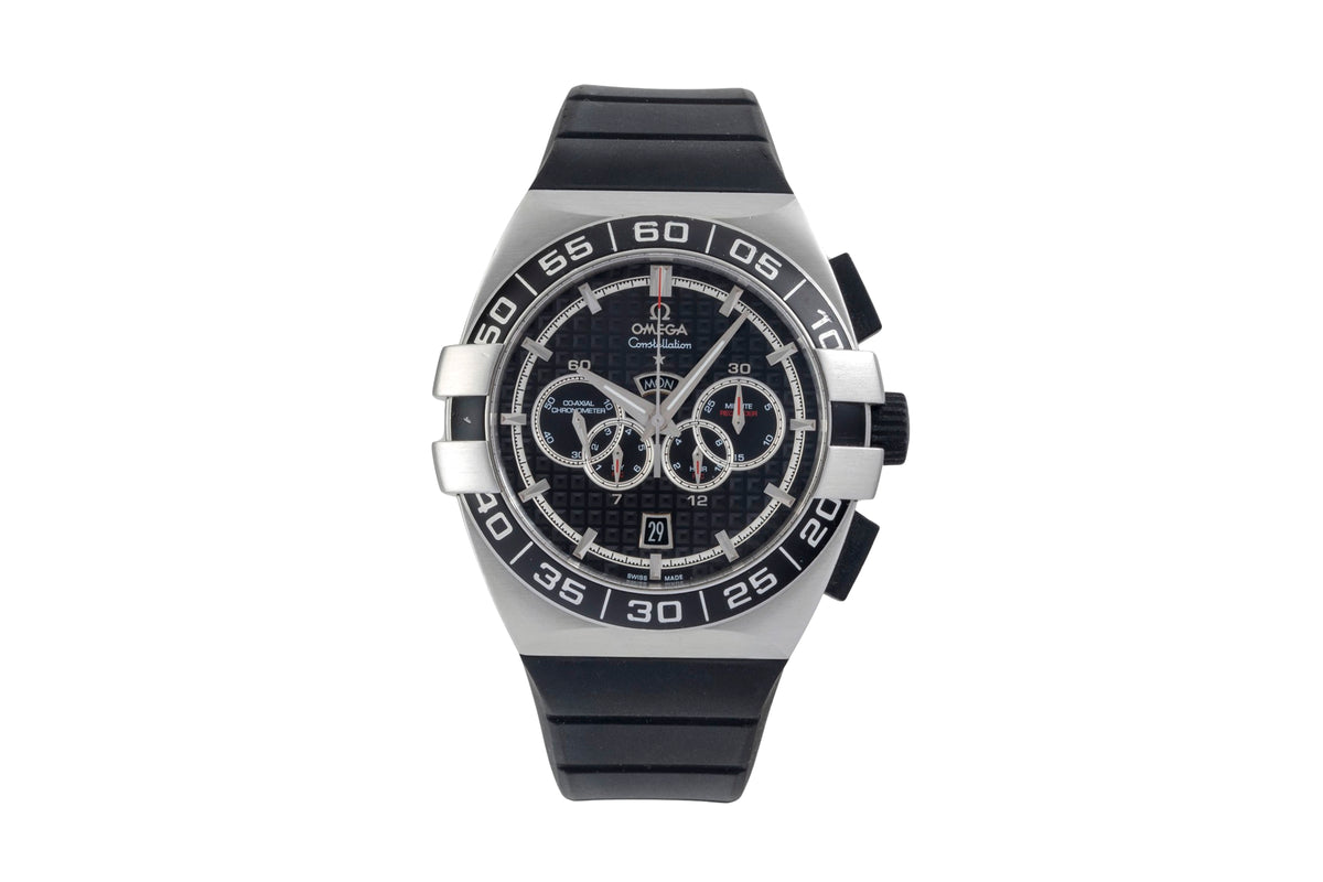 Omega Constellation chronographe acier automatique montre pour hommes 121.32.44.52.01.001  [2605469]