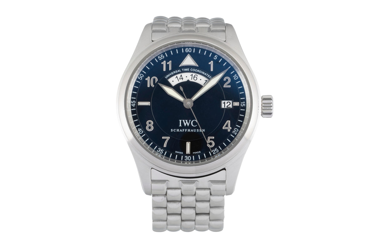 IWC Pilot UTC TZC Edelstahl Automatik Black Dial Herrenuhr Ref. IW325102  [2605472]