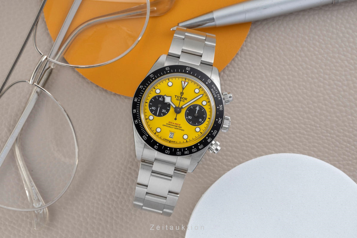 Tudor Black Bay cronografo acciaio automatismo orologio da uomo 79310N-0001  [2605474]