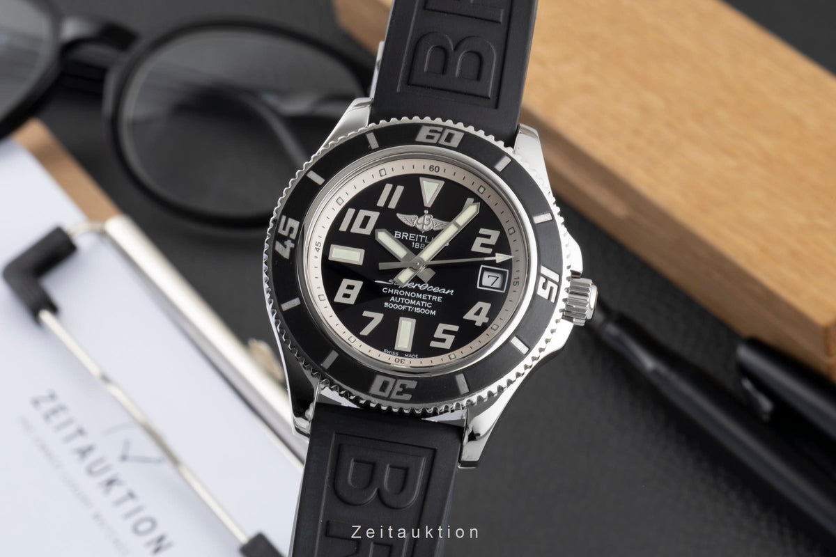 Breitling Superocean acero automático reloj para caballeros A17364  [2605477]