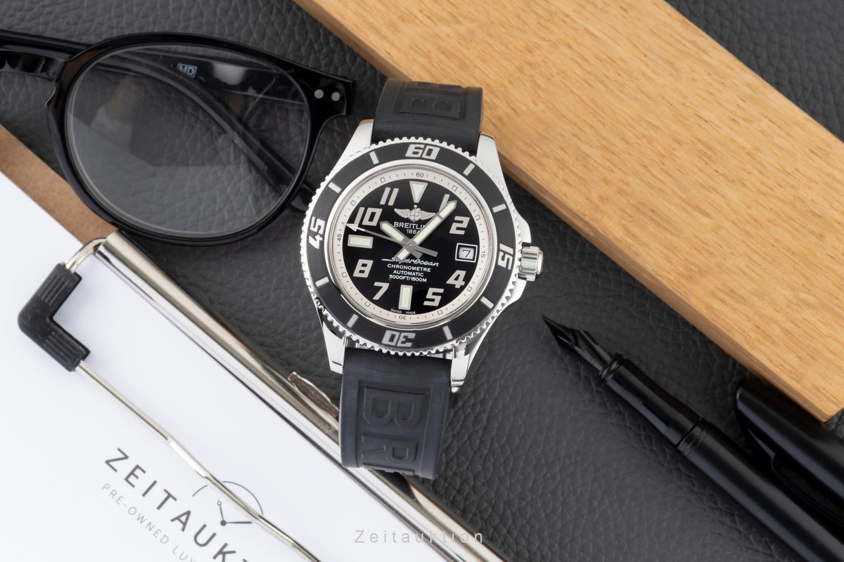 Breitling Superocean acero automático reloj para caballeros A17364  [2605477]