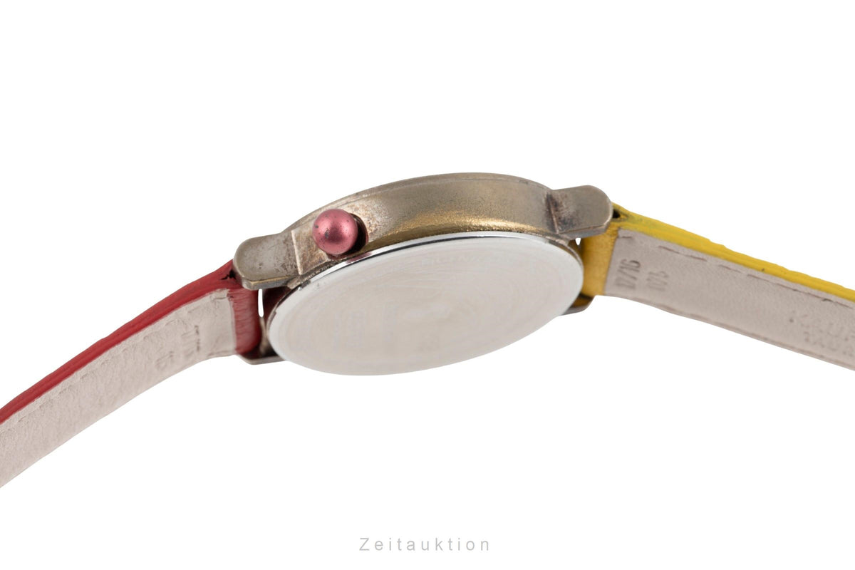 Alain Silberstein chromed brass quartz men's watch  [2605478]