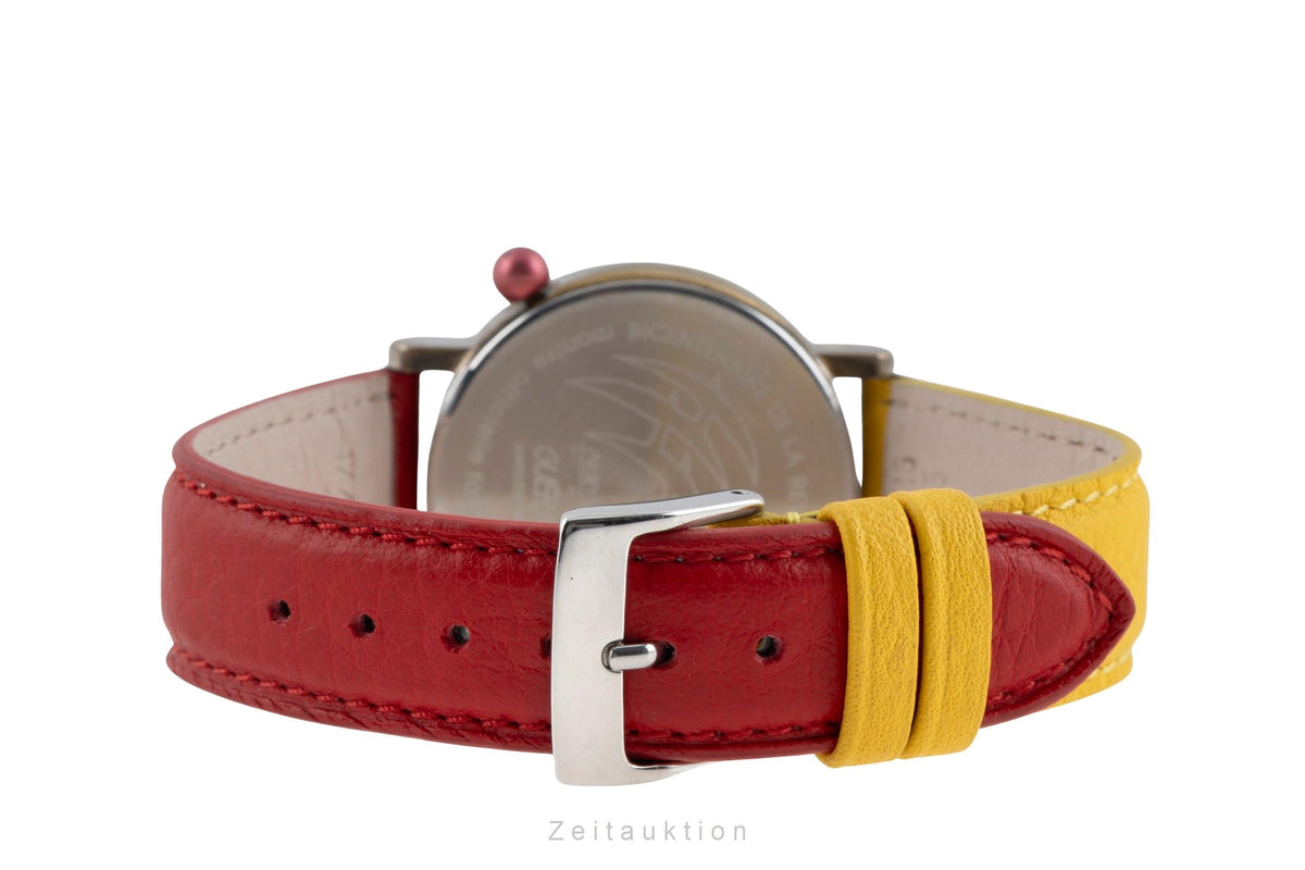 Alain Silberstein chromed brass quartz men's watch  [2605478]