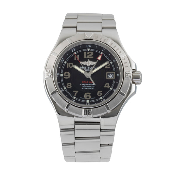 Breitling Colt GMT steel automatic men's watch A32370  [2605480]