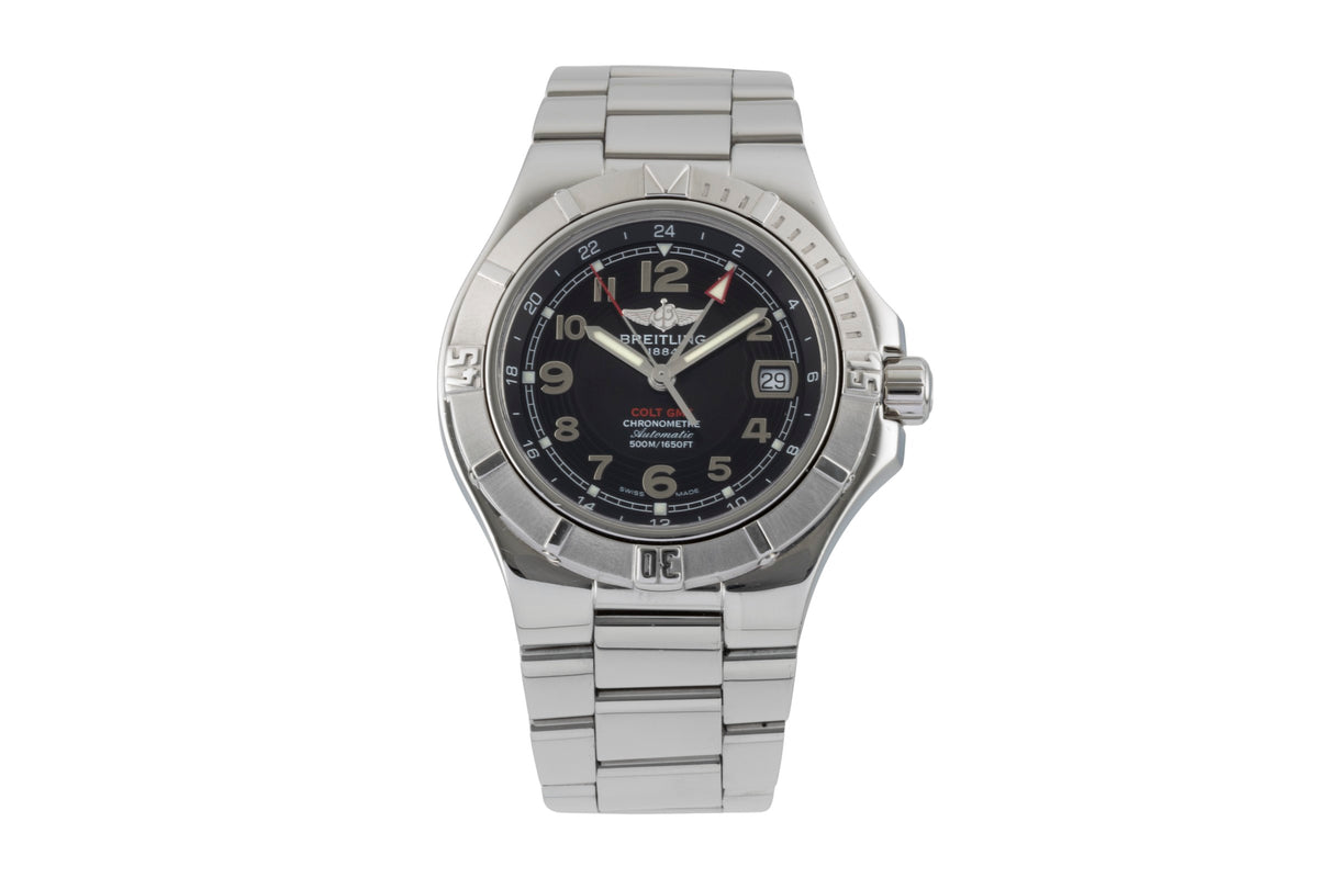 Breitling Colt GMT acier automatique montre pour hommes A32370  [2605480]