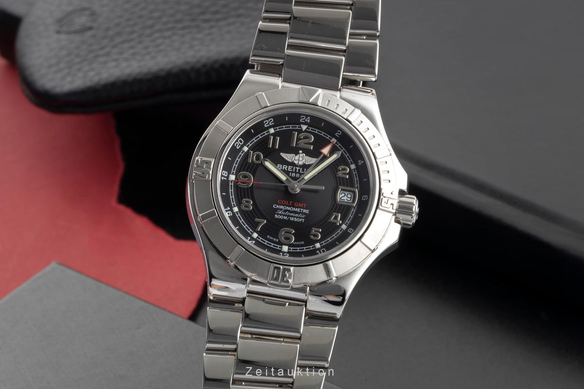 Breitling Colt GMT steel automatic men's watch A32370  [2605480]