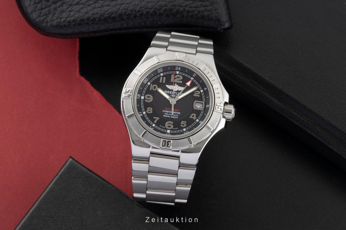 Breitling Colt GMT steel automatic men's watch A32370  [2605480]