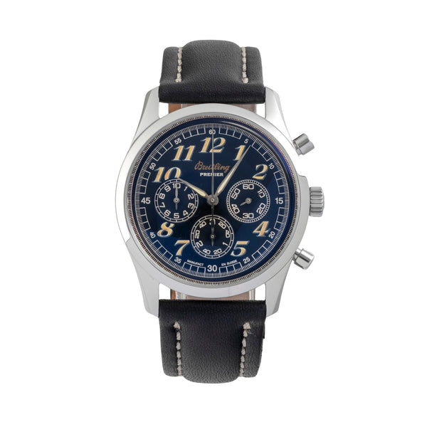 Breitling Premier steel automatic men's watch A40035  [2605482]