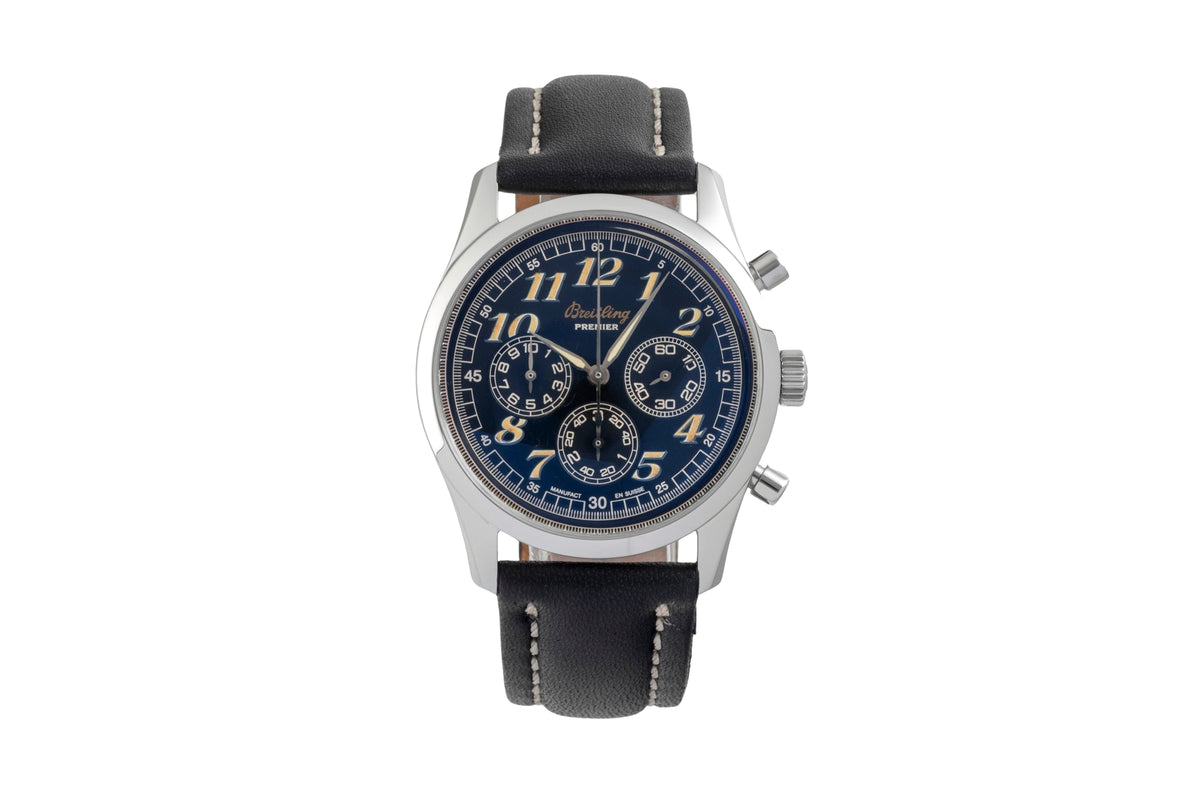 Breitling Premier steel automatic men's watch A40035  [2605482]