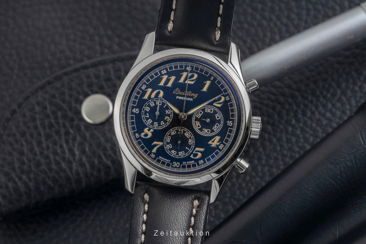 Breitling Premier steel automatic men's watch A40035  [2605482]