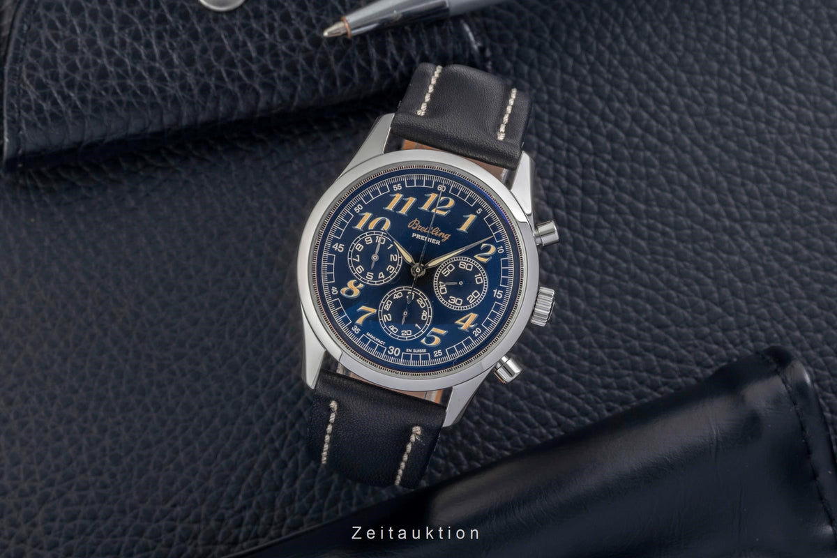 Breitling Premier steel automatic men's watch A40035  [2605482]