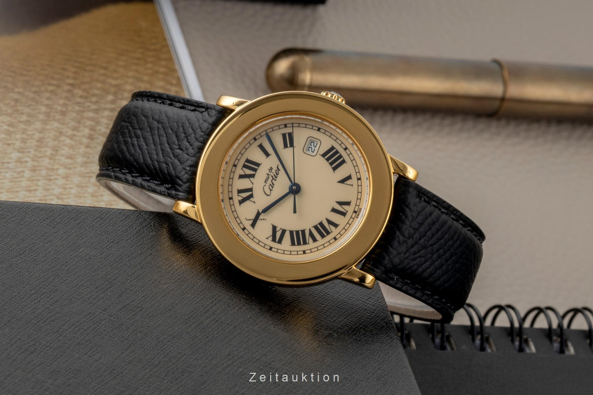 Cartier Vermeil silver-gilt quartz unisex 1800.1  [2605484]