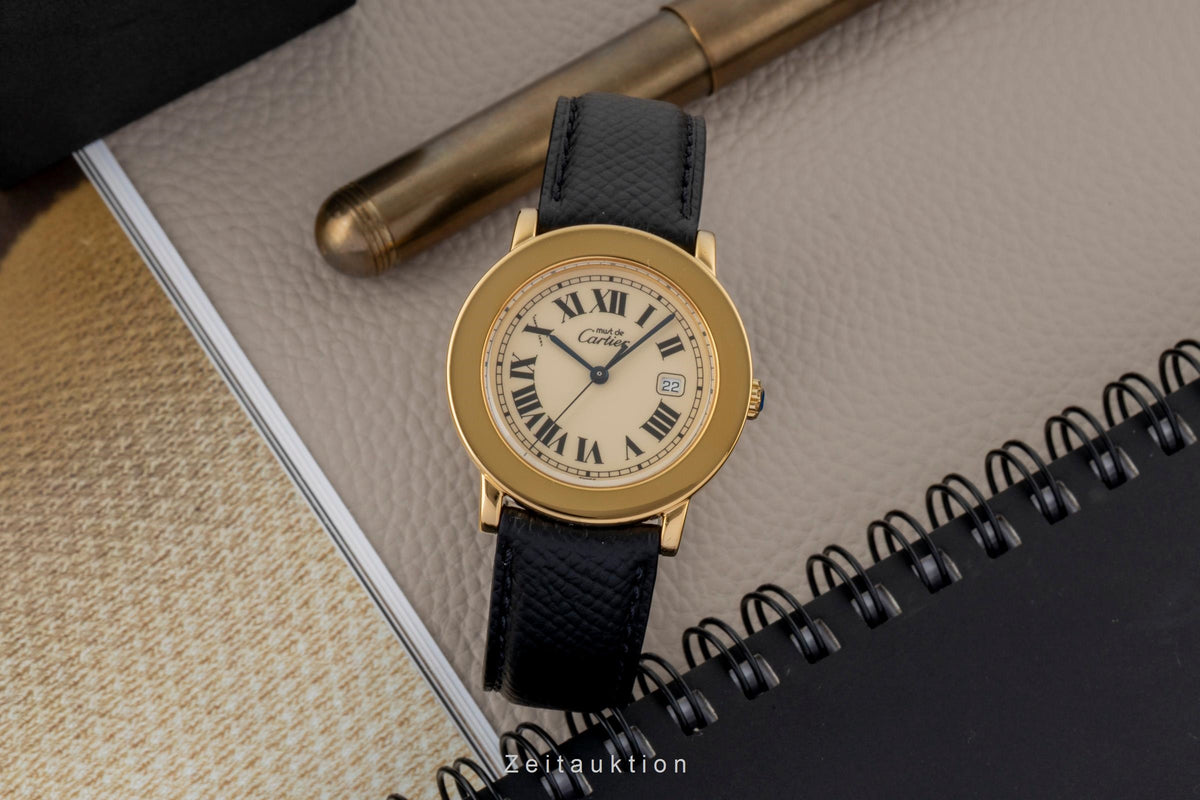 Cartier Vermeil silver-gilt quartz unisex 1800.1  [2605484]