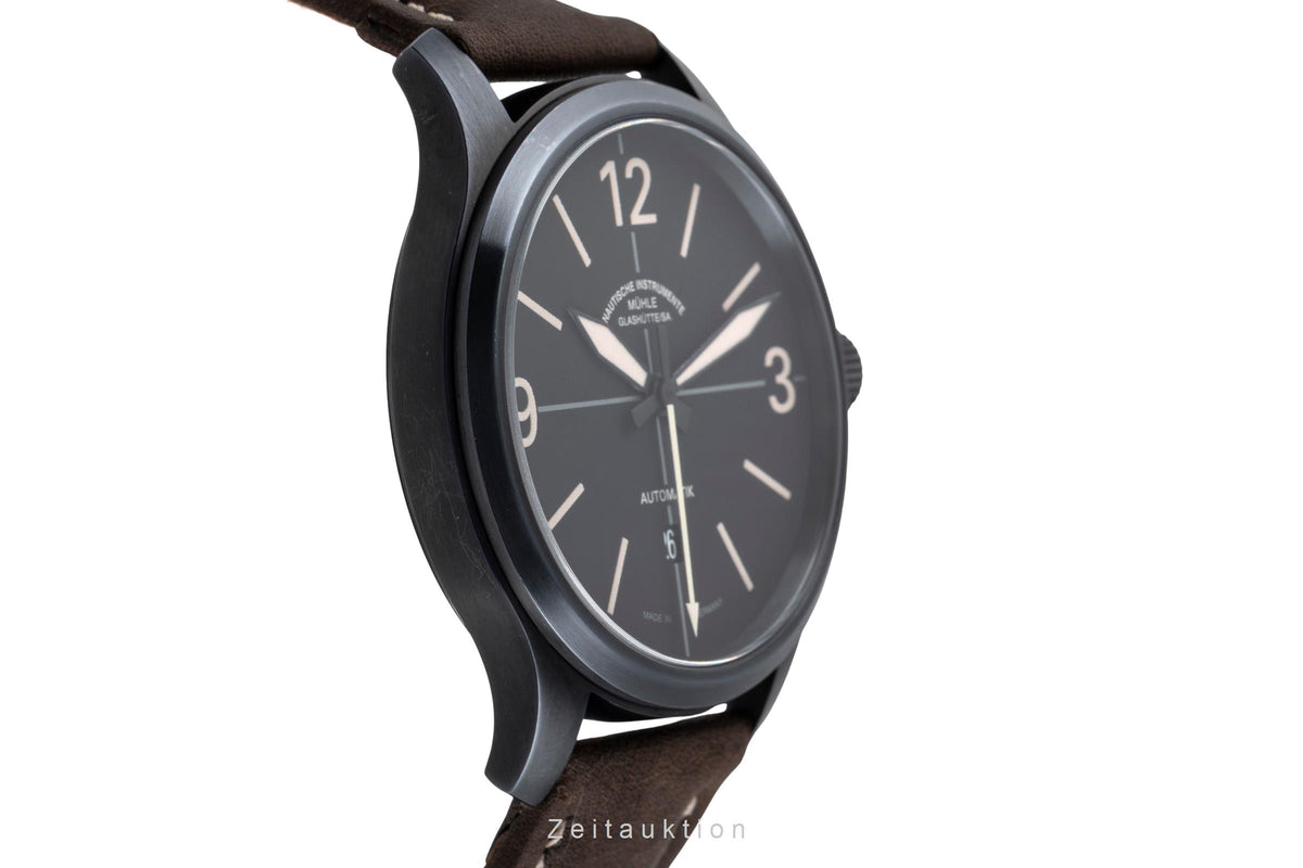 Mühle Glashütte Terranaut II Trail Stahl Automatik Herrenuhr Ref. M1-40-43/7 B&P [2605486]