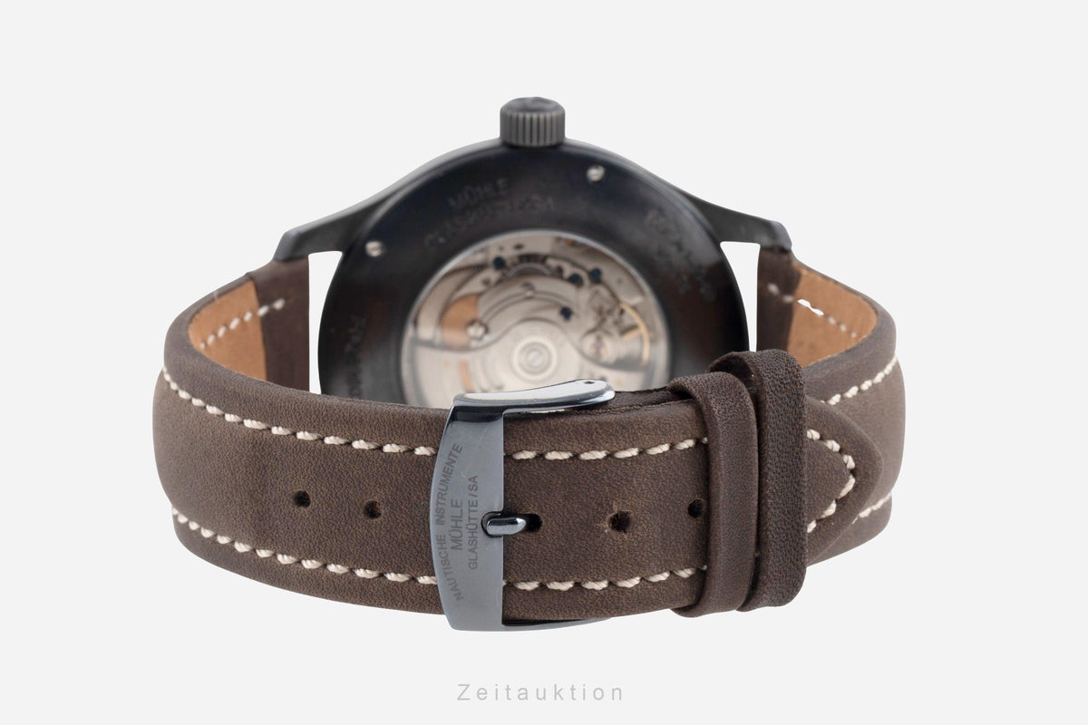 Mühle Glashütte Terranaut II Trail Stahl Automatik Herrenuhr Ref. M1-40-43/7 B&P [2605486]