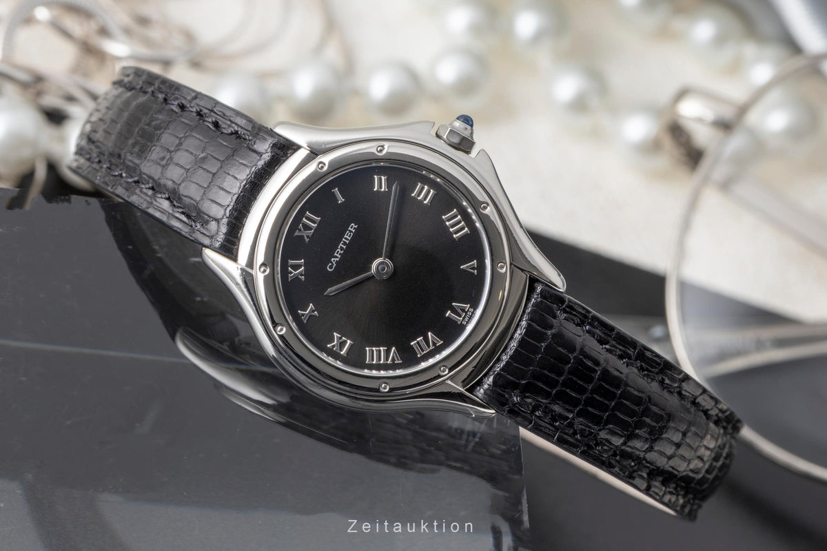 Cartier Cougar acero cuarzo reloj para damas  W35017L4  [2605487]