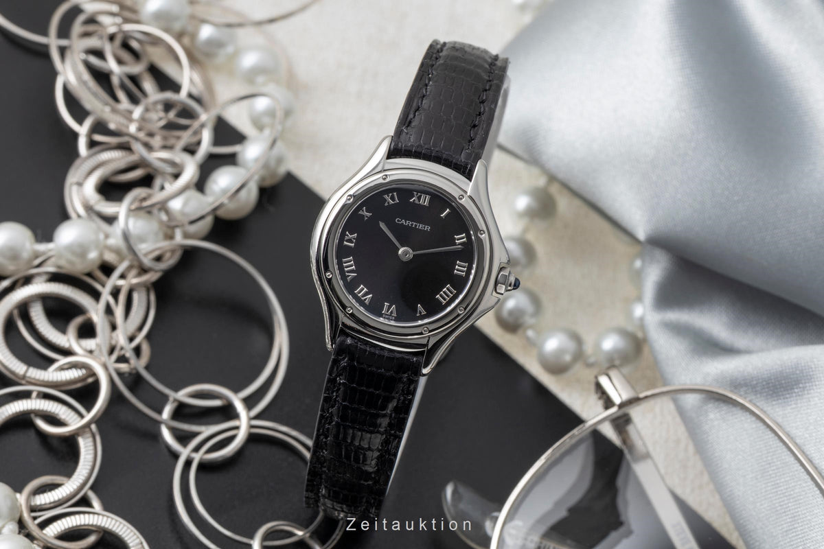 Cartier Cougar acero cuarzo reloj para damas  W35017L4  [2605487]