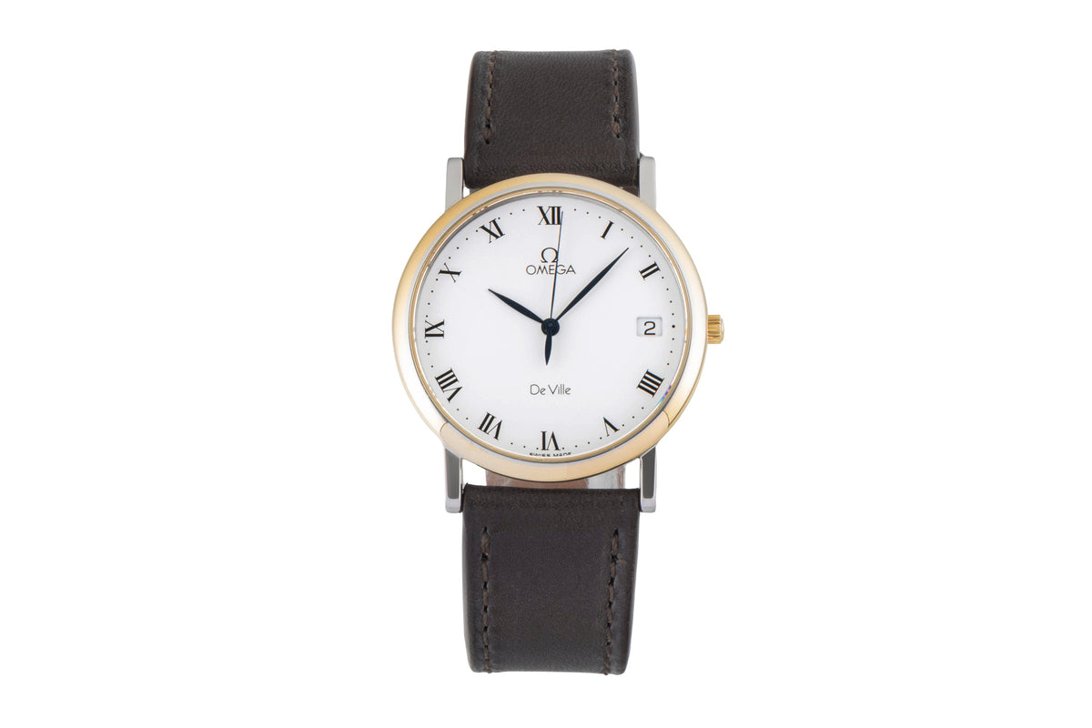 Omega de Ville Stahl Datum Herrenuhr Medium Size Ref. 196.2432 Klassiker [2605488]