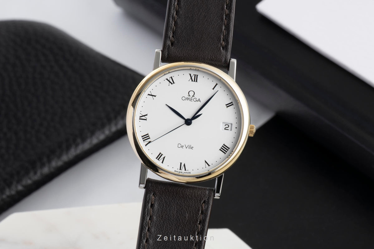 Omega de Ville Stahl Datum Herrenuhr Medium Size Ref. 196.2432 Klassiker [2605488]