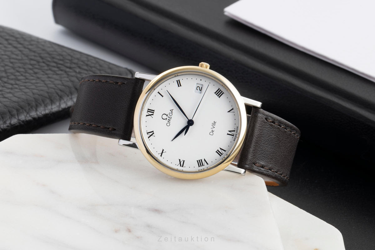 Omega de Ville Stahl Datum Herrenuhr Medium Size Ref. 196.2432 Klassiker [2605488]