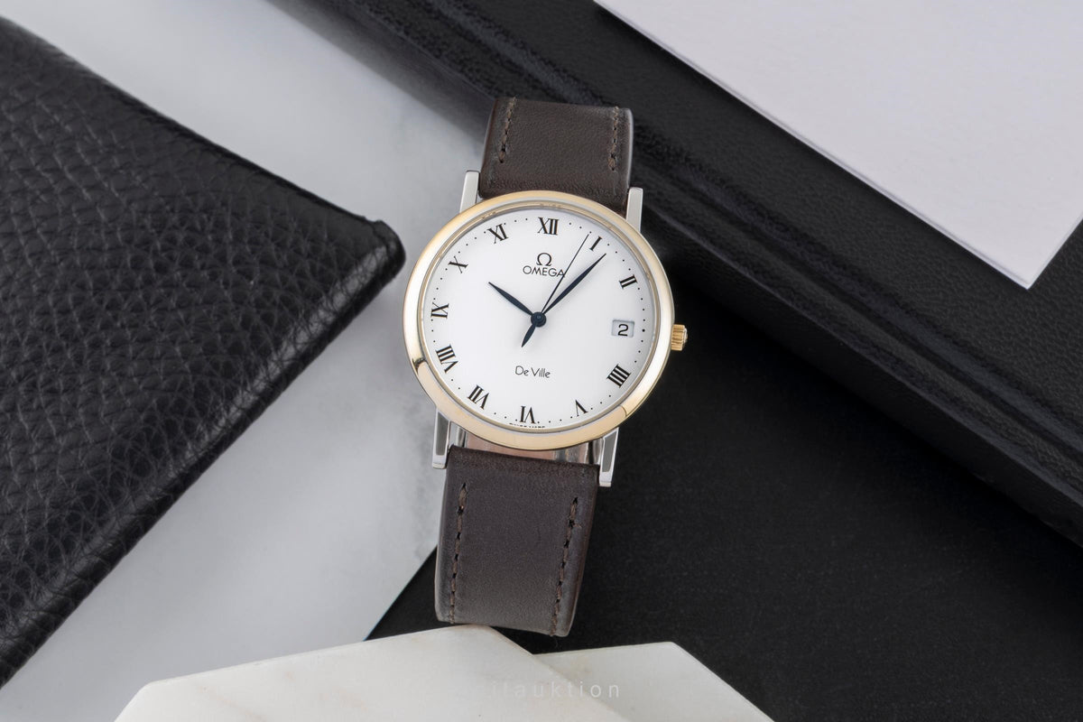 Omega de Ville Stahl Datum Herrenuhr Medium Size Ref. 196.2432 Klassiker [2605488]