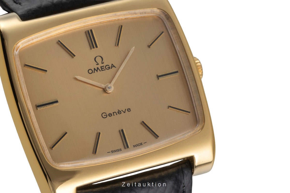 Omega Geneve laiton doré à remontage manuel montre pour hommes 111.0109 Vintage  [2605494]