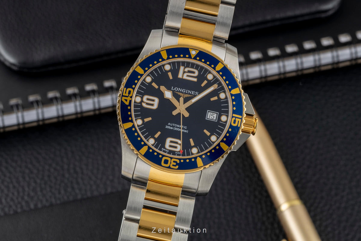 Longines Hydro Conquest steel automatic men's watch L3.742.3.96.7 LP: 1700EUR  [2605495]