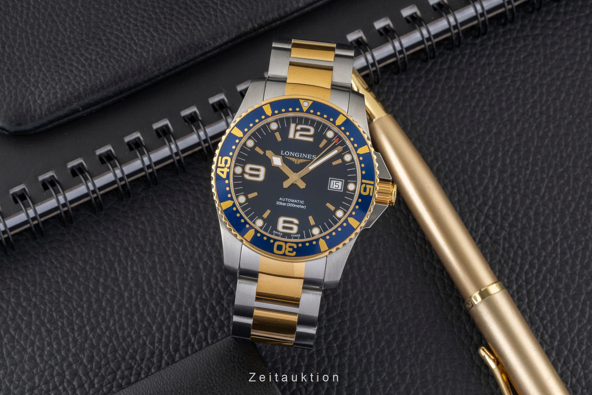Longines Hydro Conquest steel automatic men's watch L3.742.3.96.7 LP: 1700EUR  [2605495]