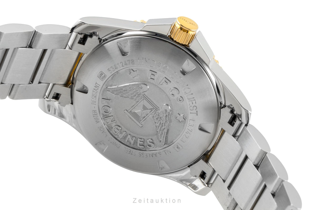 Longines Hydro Conquest steel automatic men's watch L3.742.3.96.7 LP: 1700EUR  [2605495]