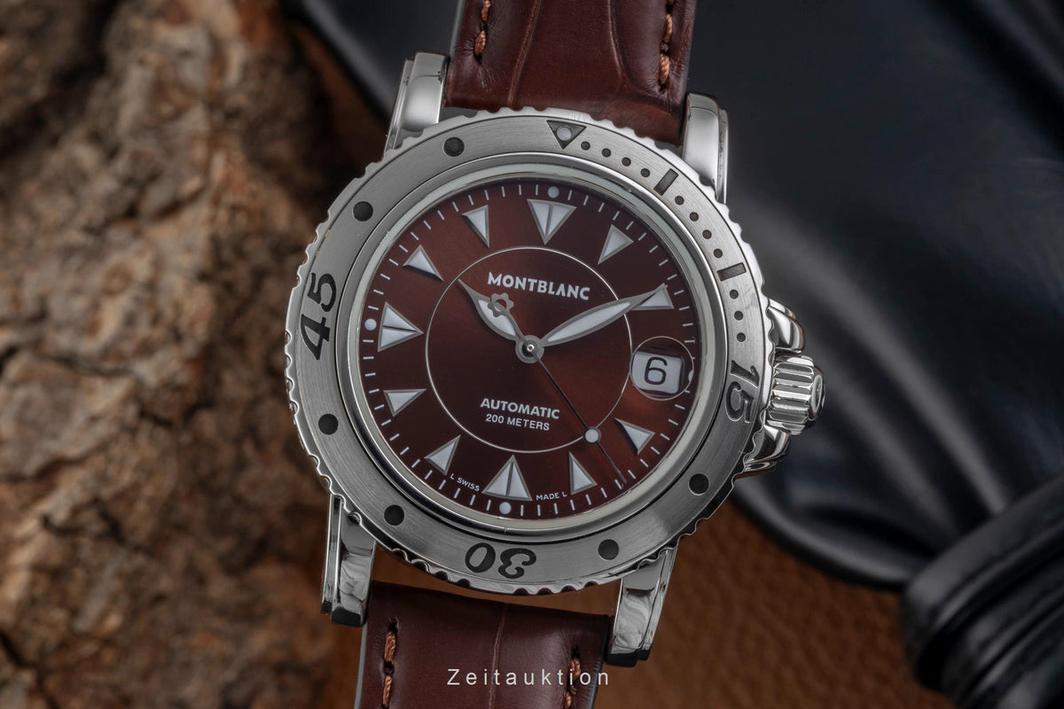 Montblanc Meisterstück steel automatic men's watch 7035  [2605498]