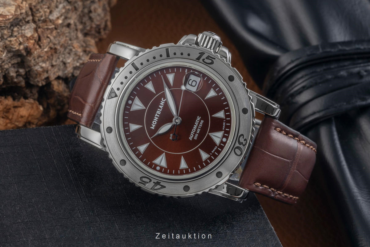 Montblanc Meisterstück steel automatic men's watch 7035  [2605498]
